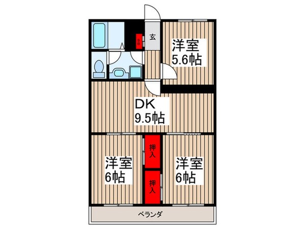 プレステージマンションの物件間取画像